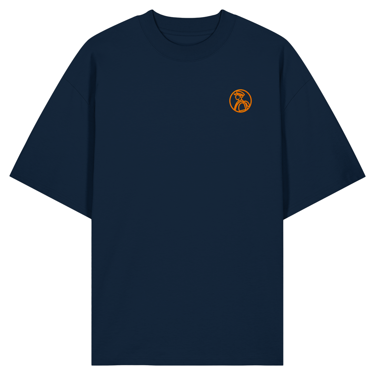 Keerls Organic Oversize Shirt mit "Buttjer" Stickerei