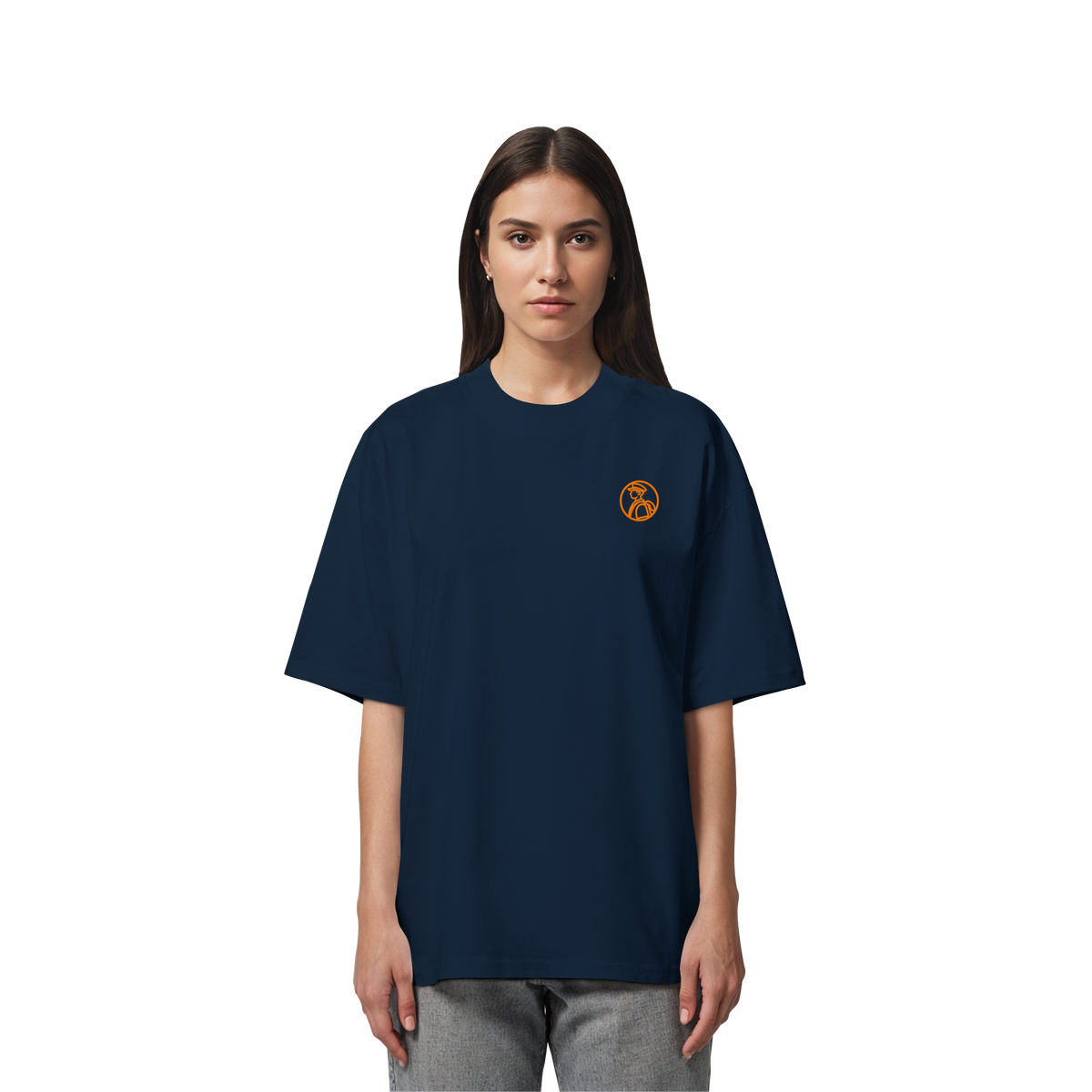 Keerls Organic Oversize Shirt mit "Buttjer" Stickerei