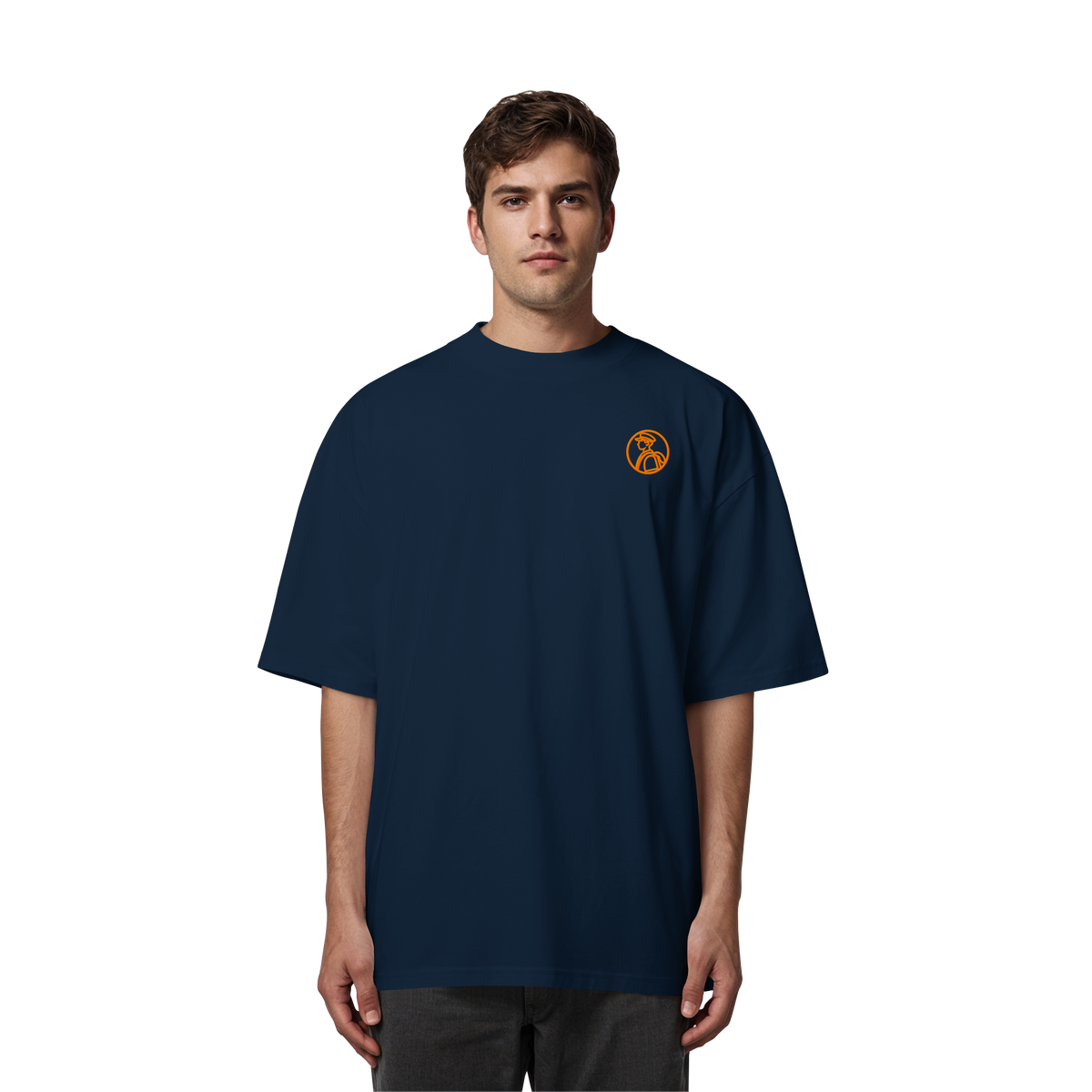 Keerls Organic Oversize Shirt mit "Buttjer" Stickerei